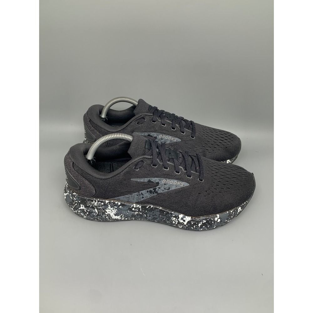 Brooks‎ Ghost 14 Black Speckled Running Shoes 1104181D062 Men's Sz 9.5
